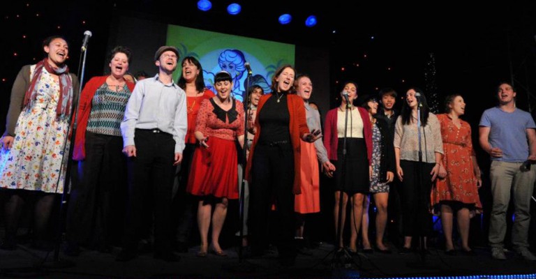 Glee Club choir at MICF